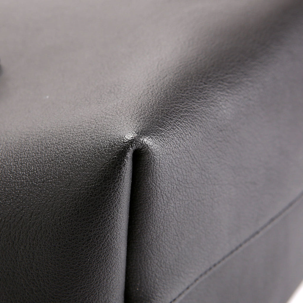 Shopping Bag E/W Supple Leather 600281 Black