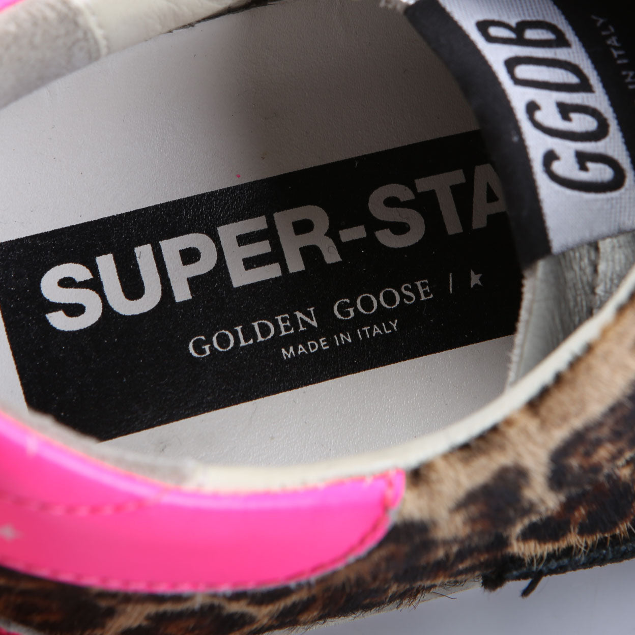 Super Star Sneakers Size 38 Cheetah/Pink/Silver