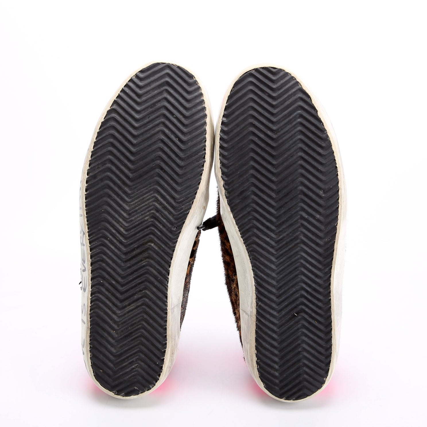 Super Star Sneakers Size 38 Cheetah/Pink/Silver