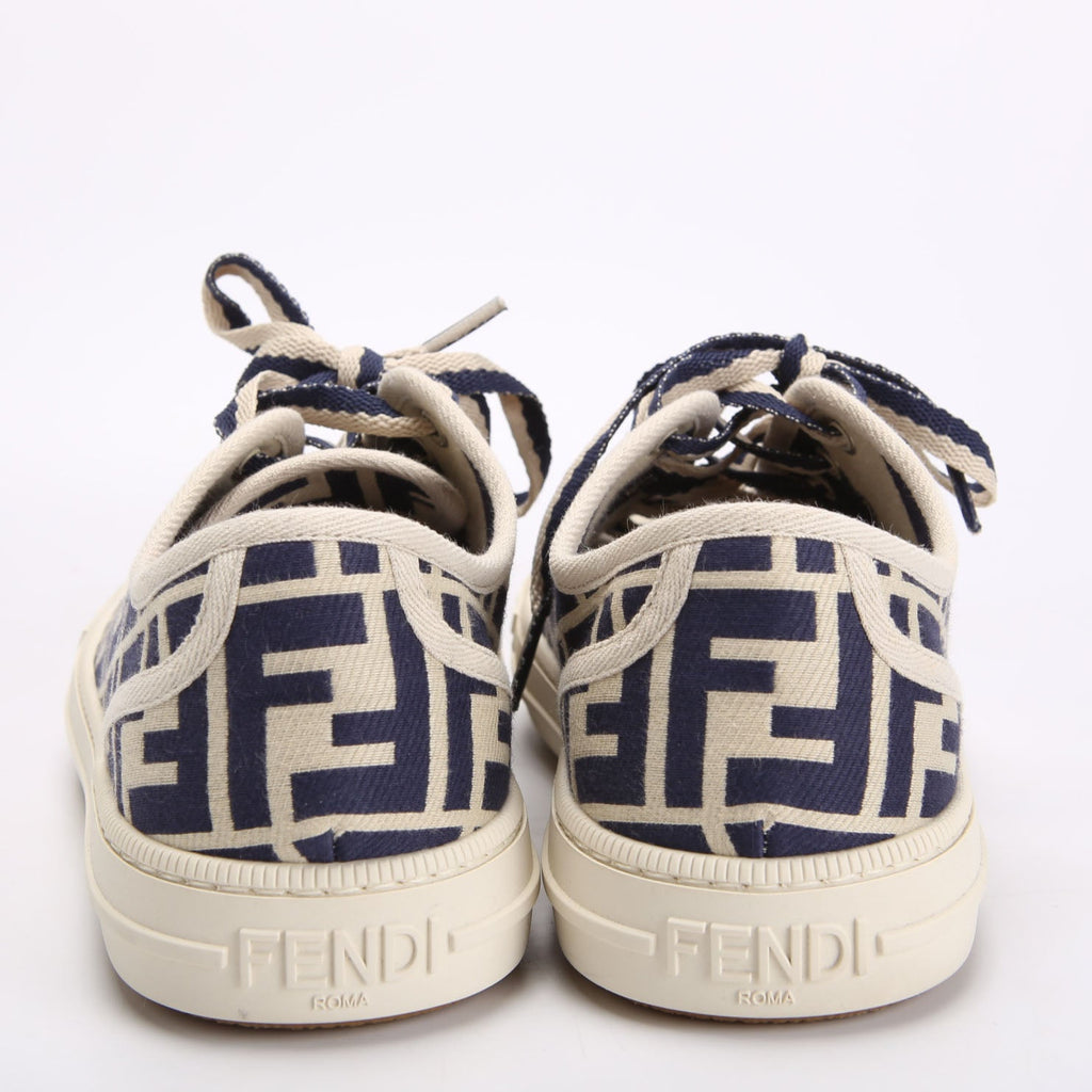 Domino Low Top Sneakers Size 39 Navy/Beige