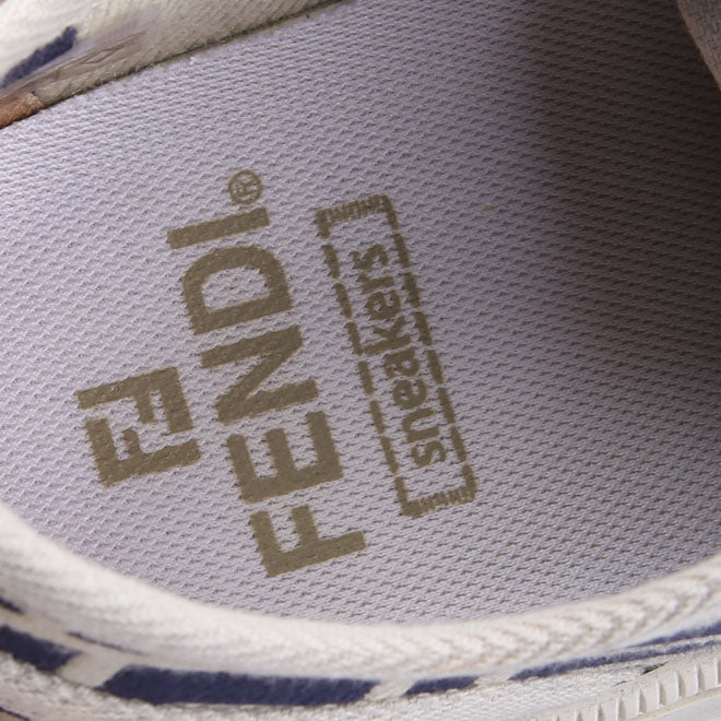 Domino Low Top Sneakers Size 39 Navy/Beige