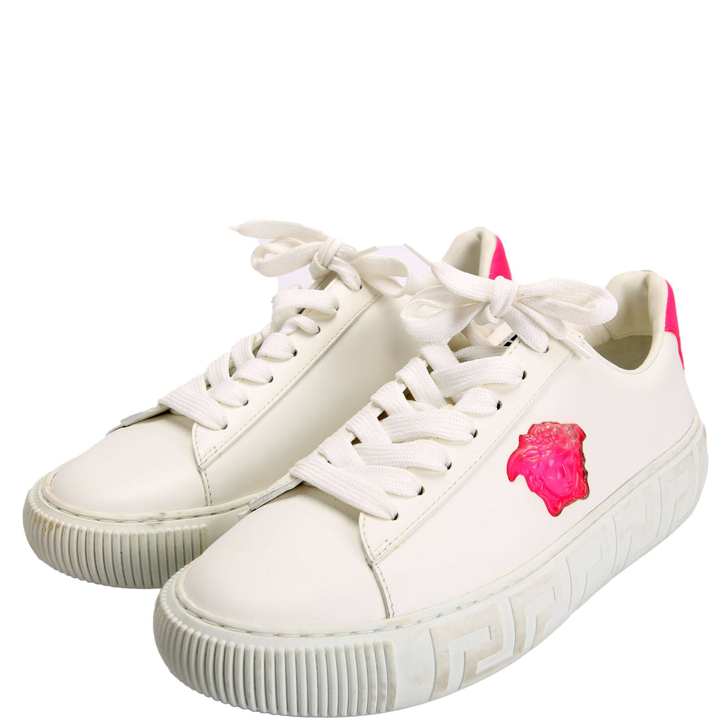 Greca Low Top Sneakers Size 39 white/Pink