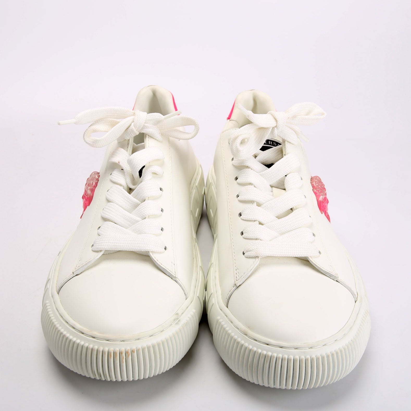 Greca Low Top Sneakers Size 39 white/Pink