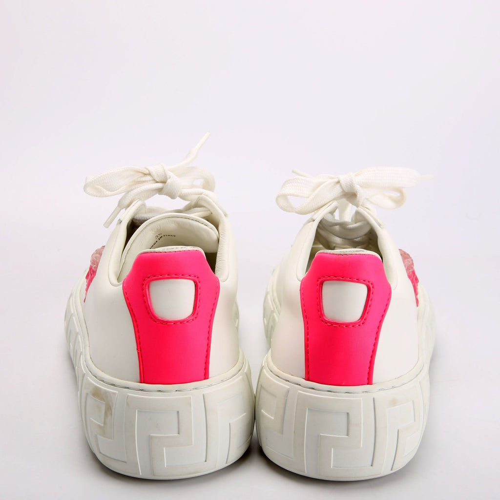 Greca Low Top Sneakers Size 39 white/Pink