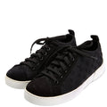 Stellar Low Top Sneakers Suede Size 36.5 Black/White