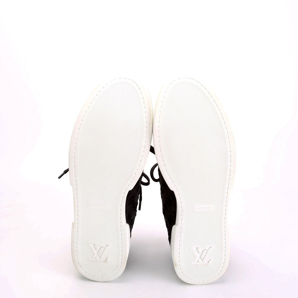 Stellar Low Top Sneakers Suede Size 36.5 Black/White