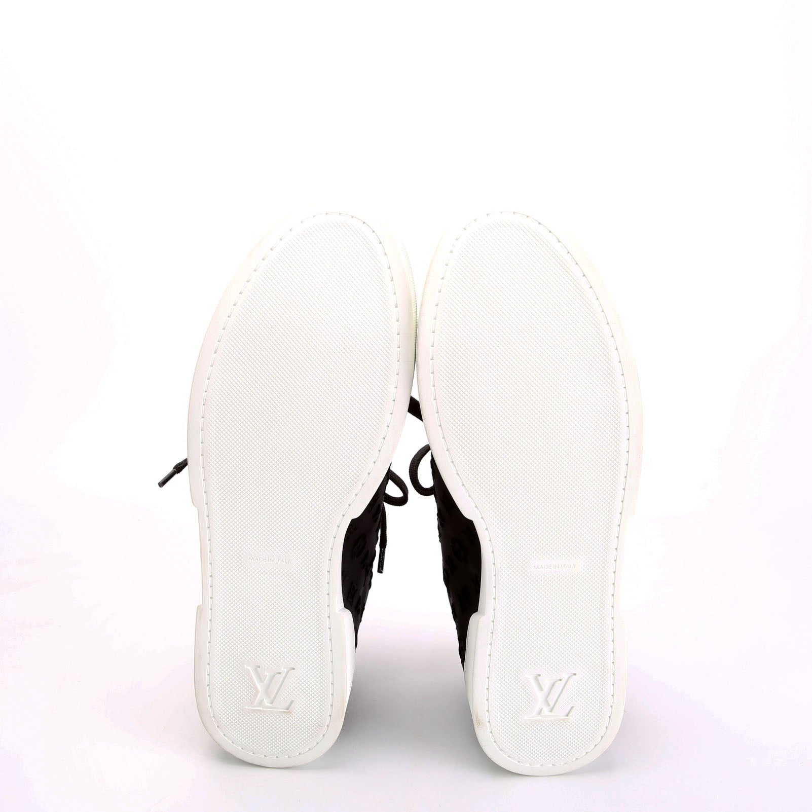 Stellar Low Top Sneakers Suede Size 36.5 Black/White