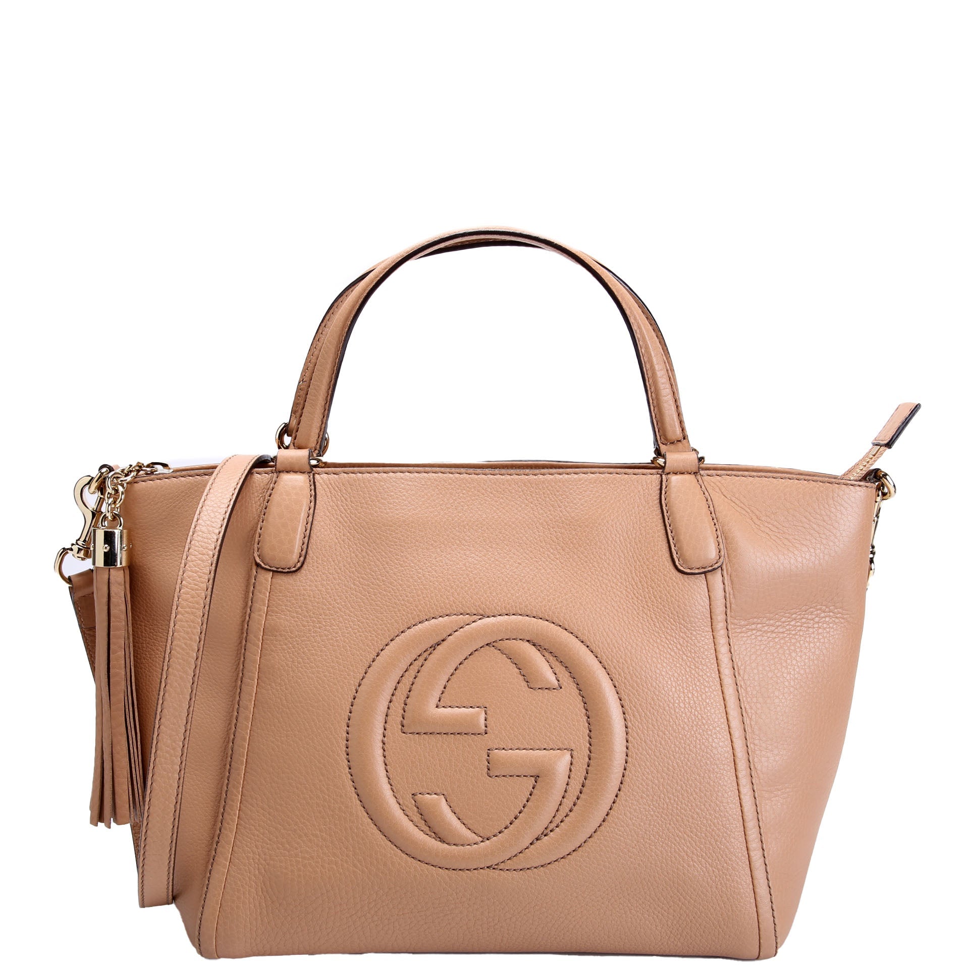 Gucci 369176 Soho Crossbody Nude