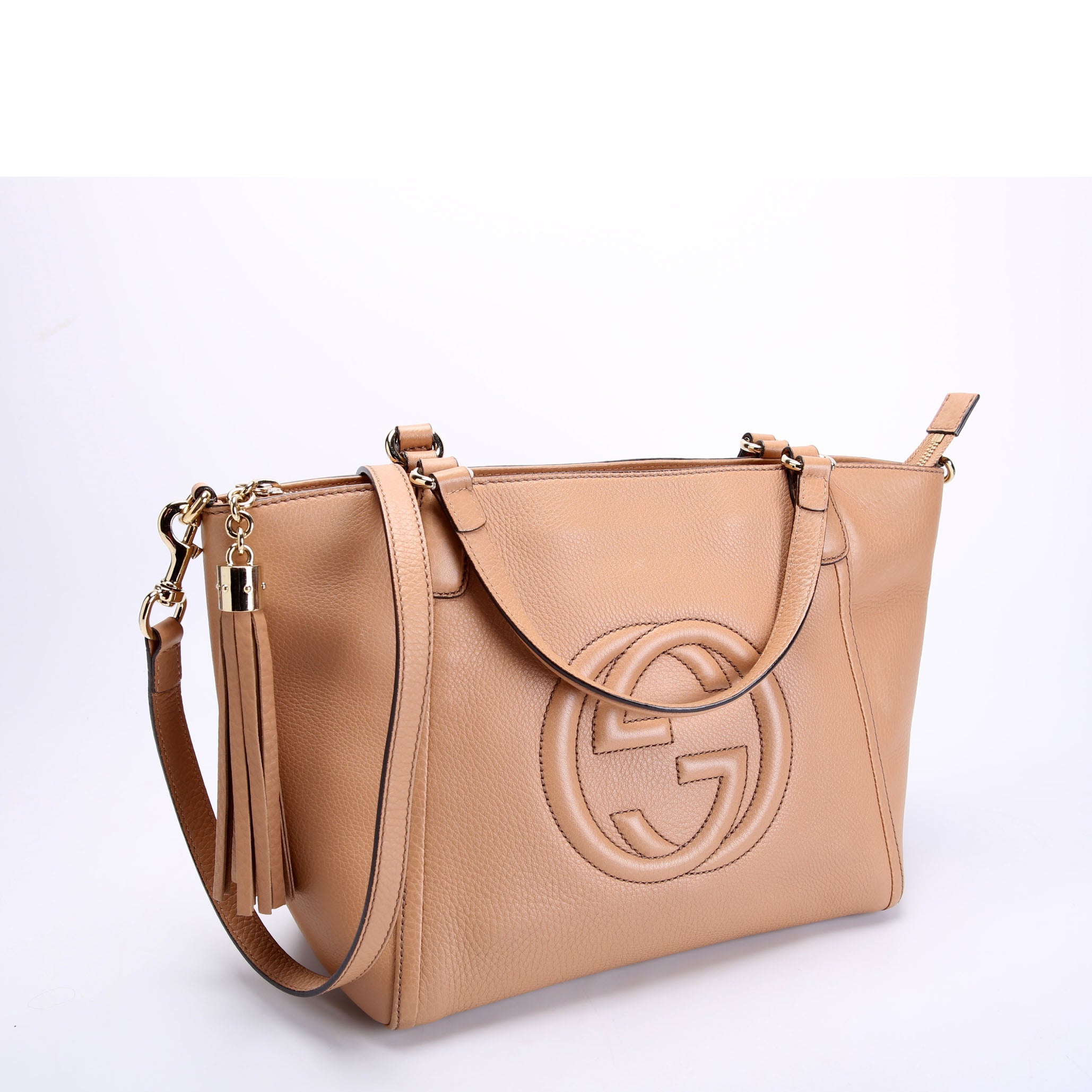 Gucci 369176 Soho Crossbody Nude