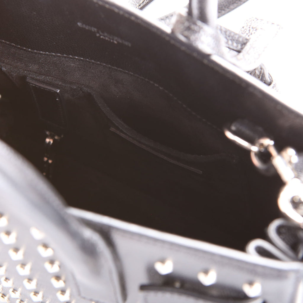 SAINT LAURENT Sac De Jour Nano 392035 Studded Black