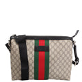 Gucci 523335 GG Supreme Messenger Black