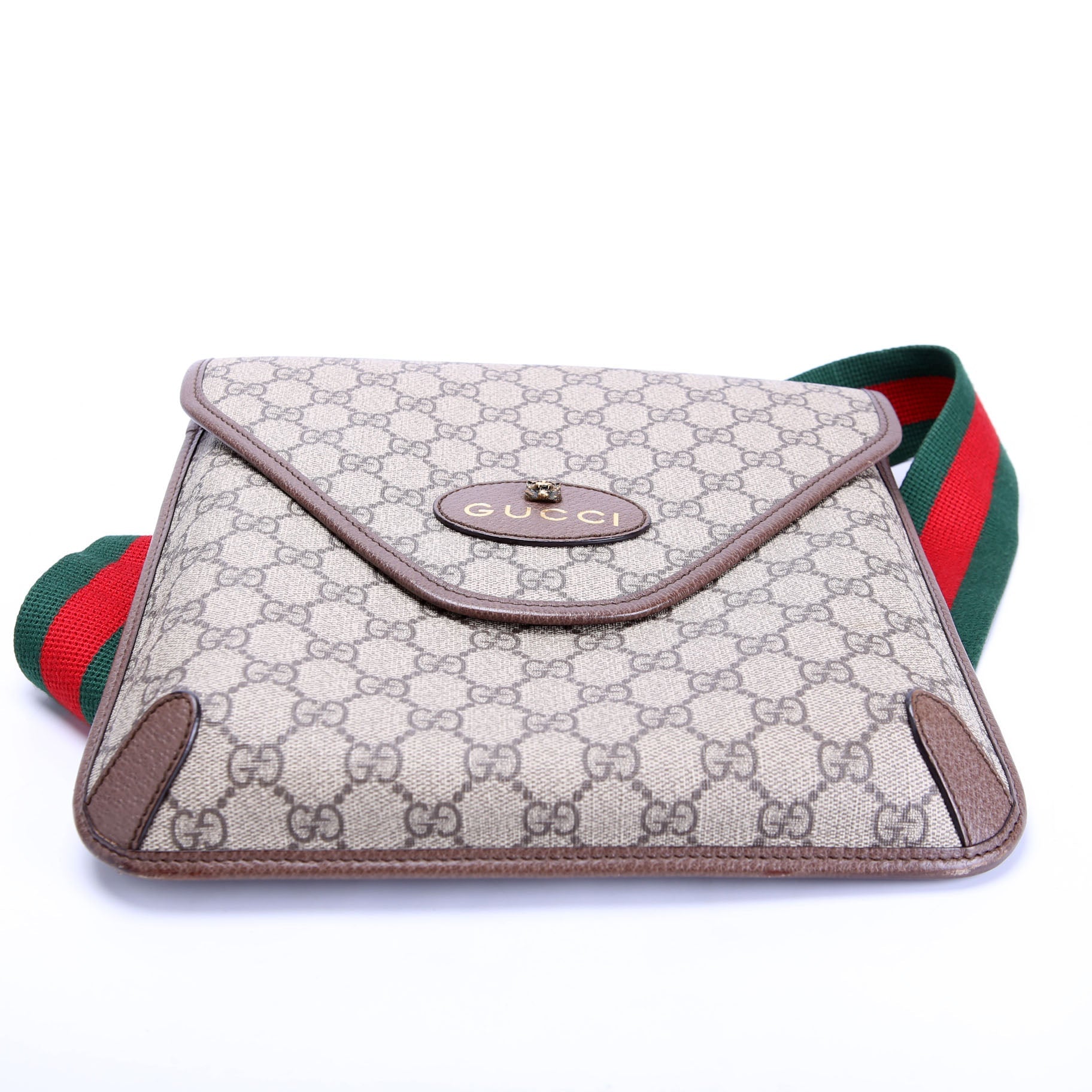 598604 GG Supreme Neo Vintage Messenger Brown