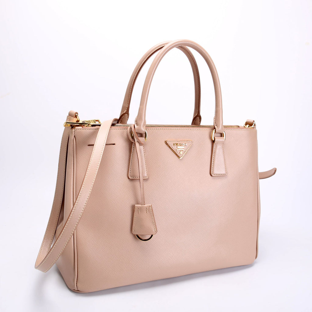 Saffiano Galleria Medium Beige