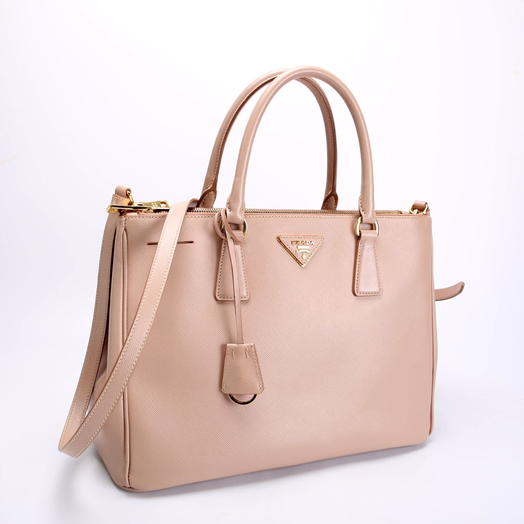 Saffiano Galleria Medium Beige