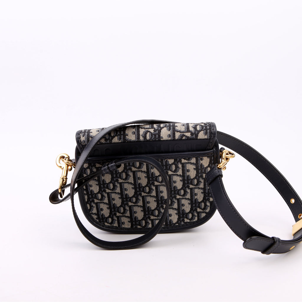 Dior Bobby Bag Small Oblique Navy