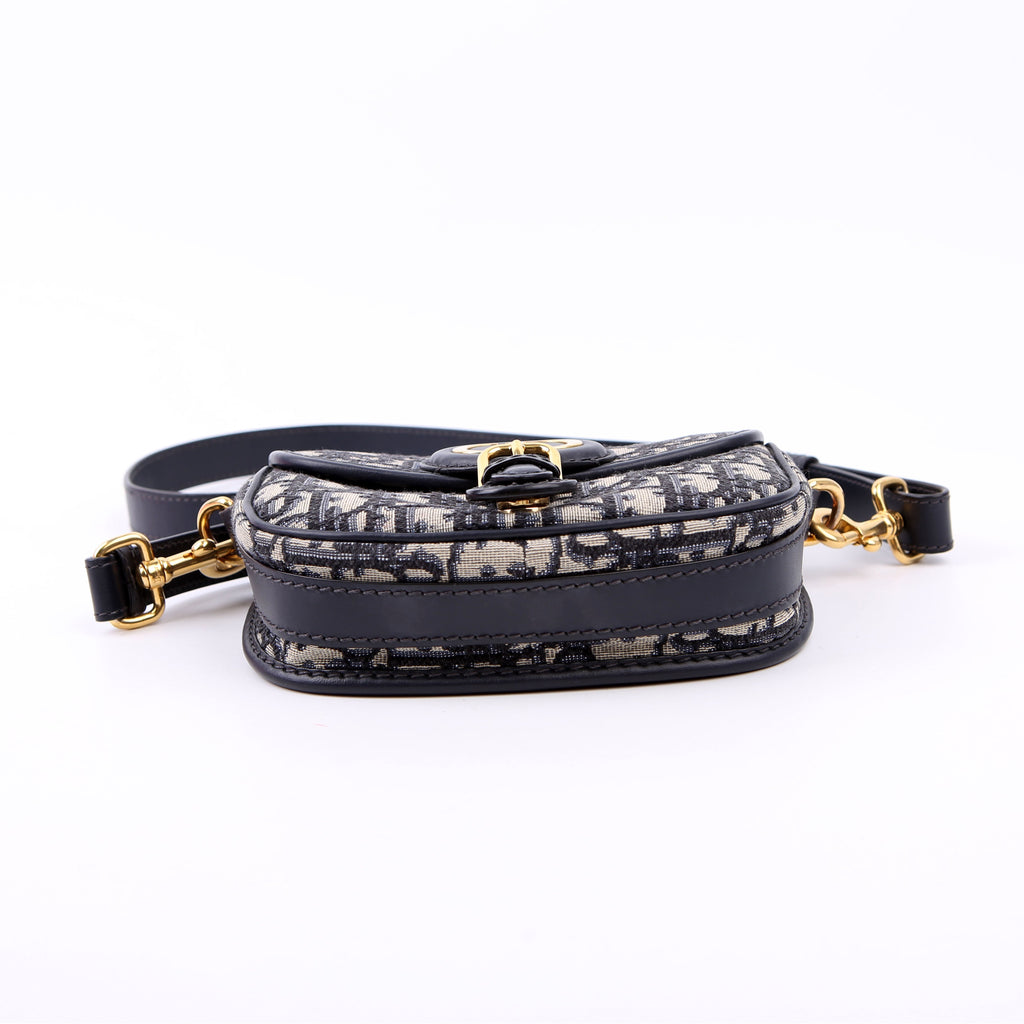 Dior Bobby Bag Small Oblique Navy