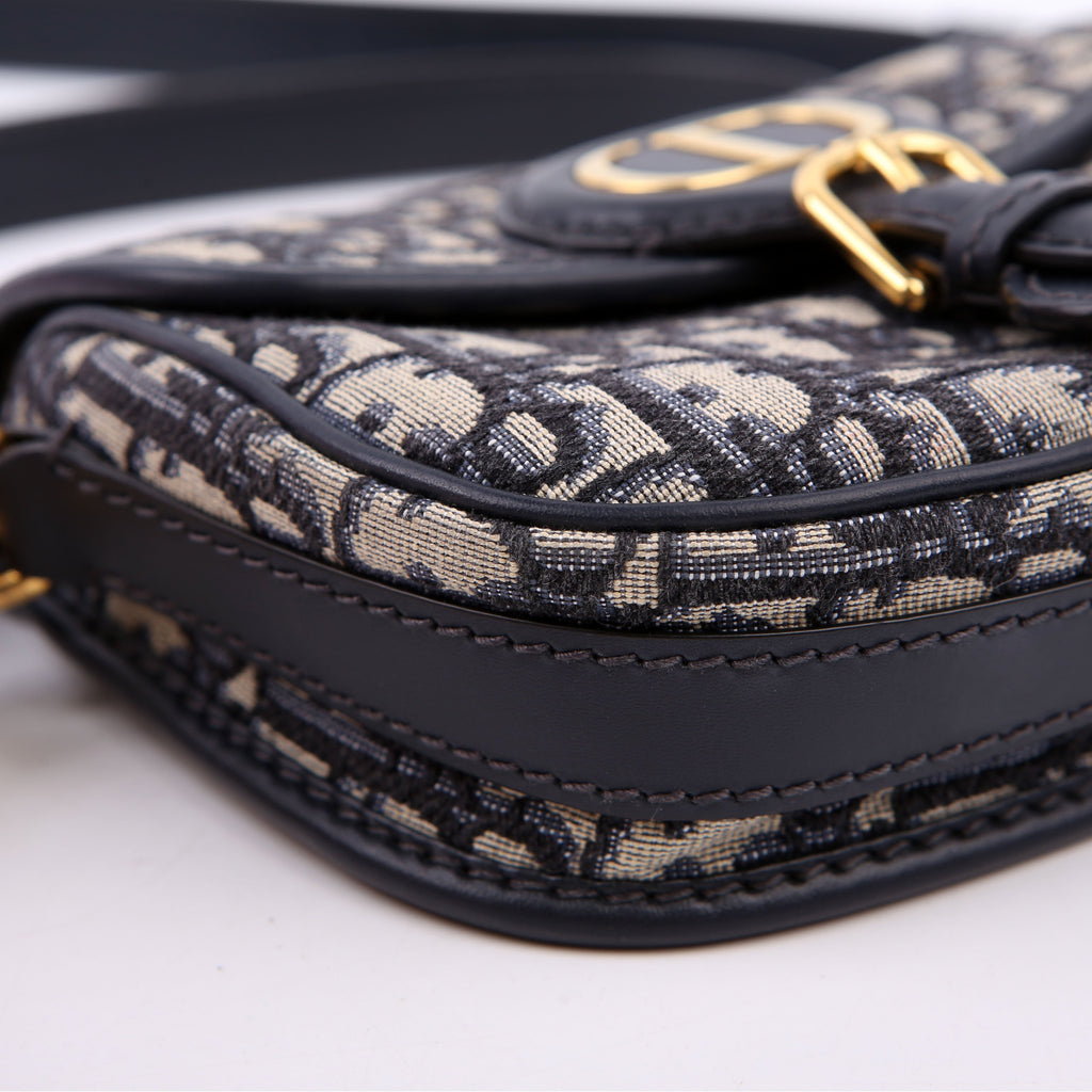 Dior Bobby Bag Small Oblique Navy