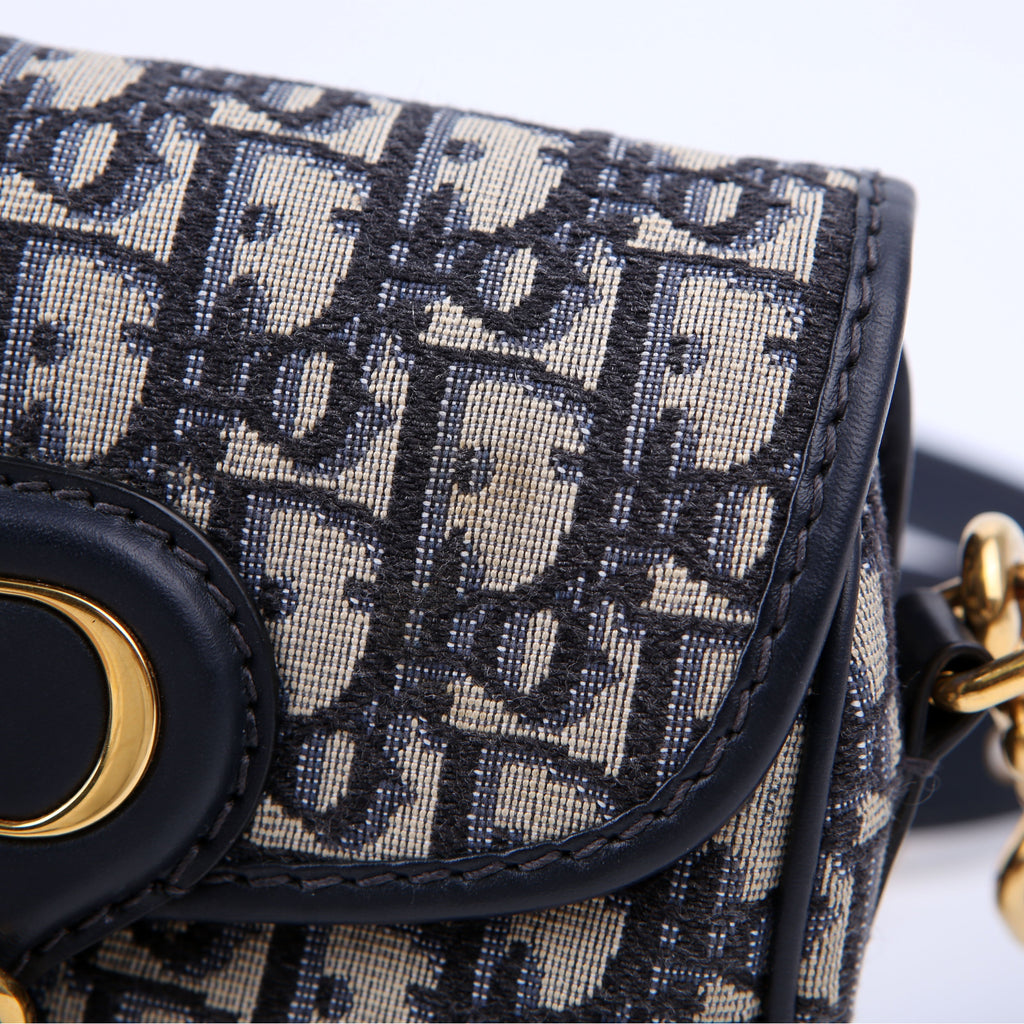 Dior Bobby Bag Small Oblique Navy