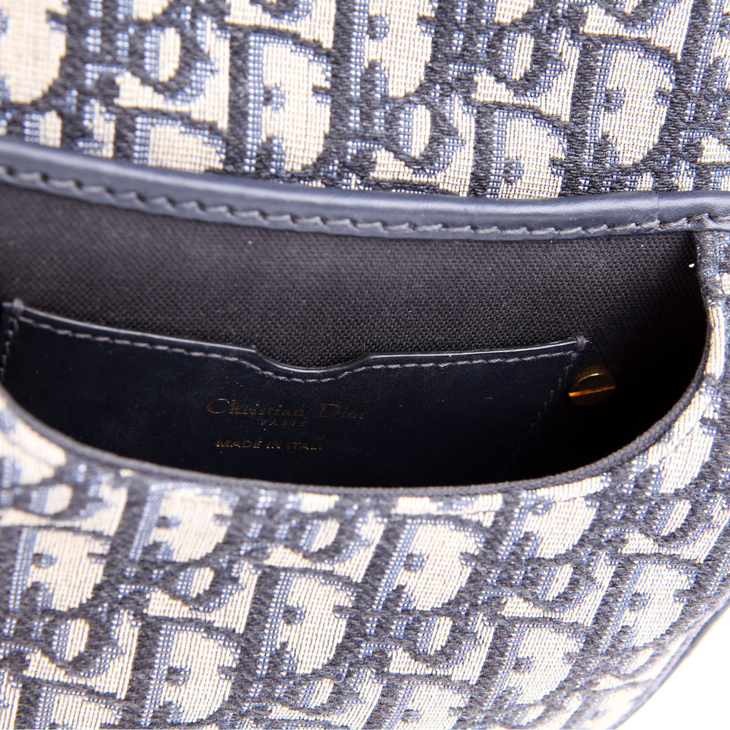 Dior Bobby Bag Small Oblique Navy