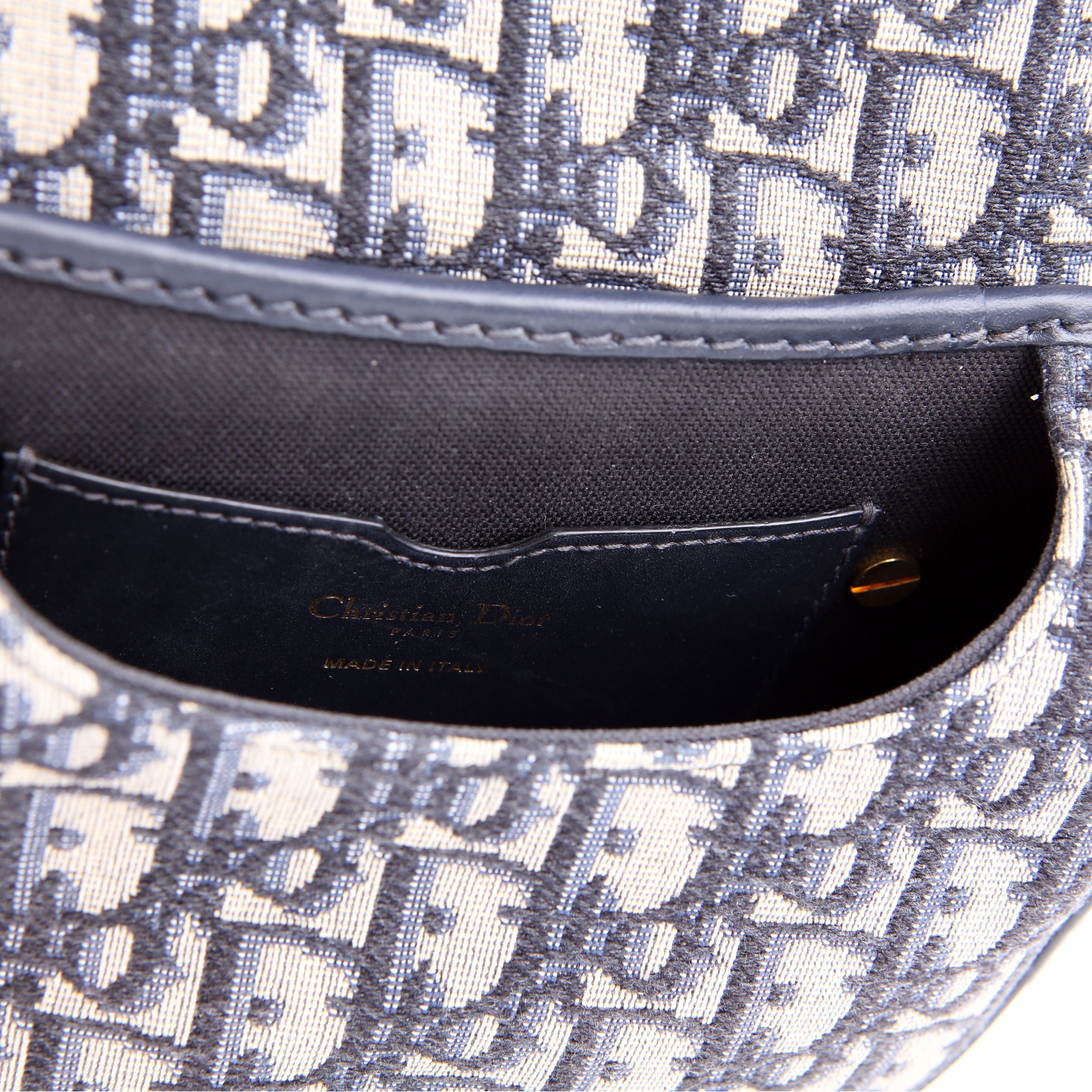 Dior Bobby Bag Small Oblique Navy