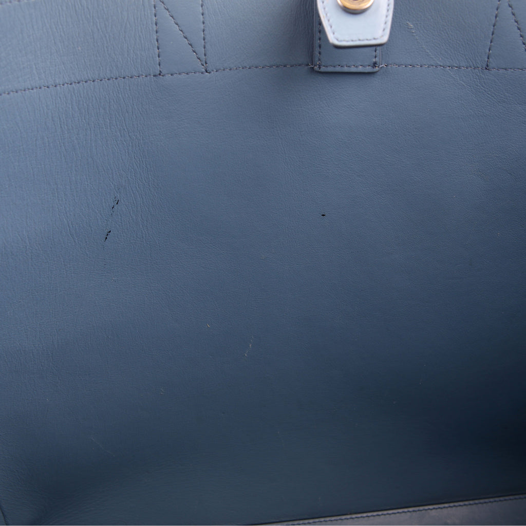 Dior Logo Tote Shawn Stussy Large Blue