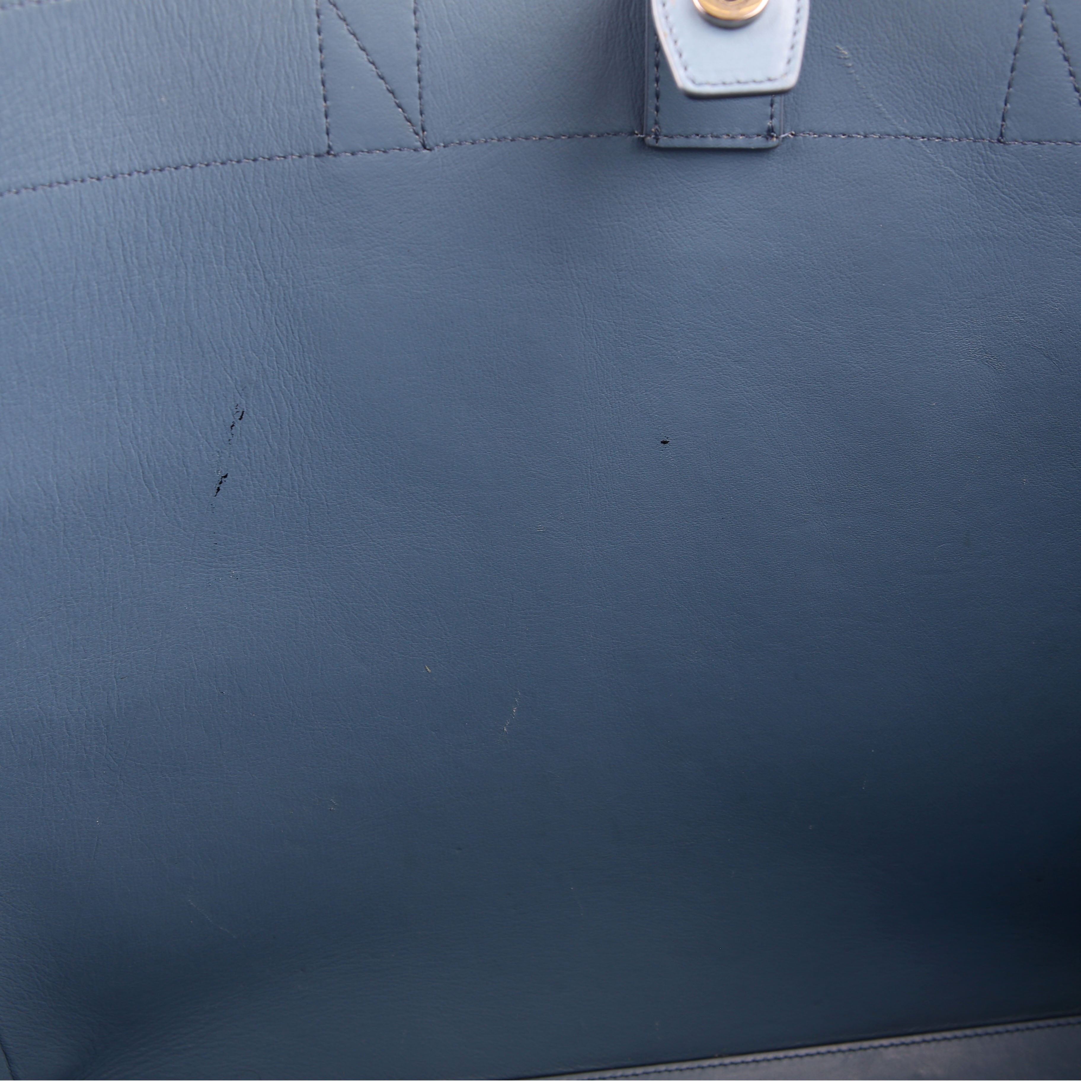 Dior Logo Tote Shawn Stussy Large Blue