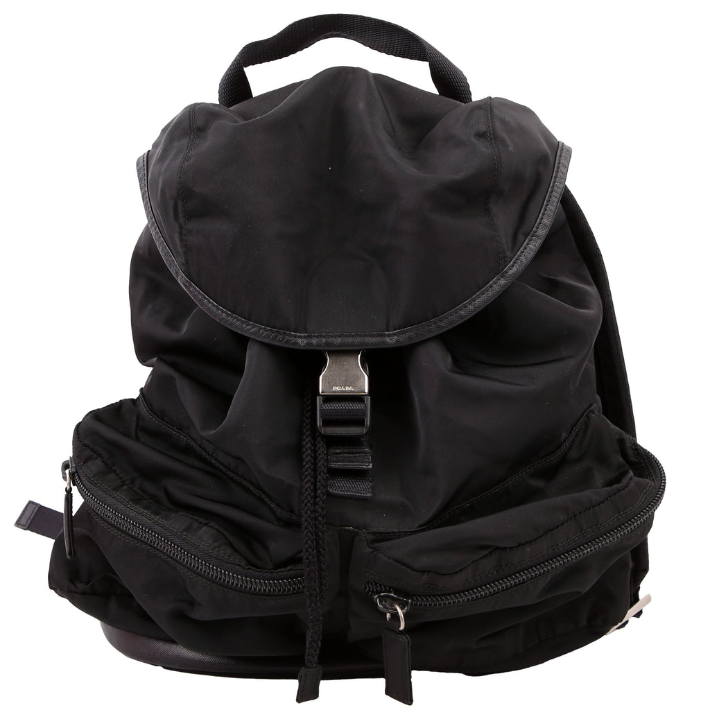 Prada Nylon Backpack Small Black