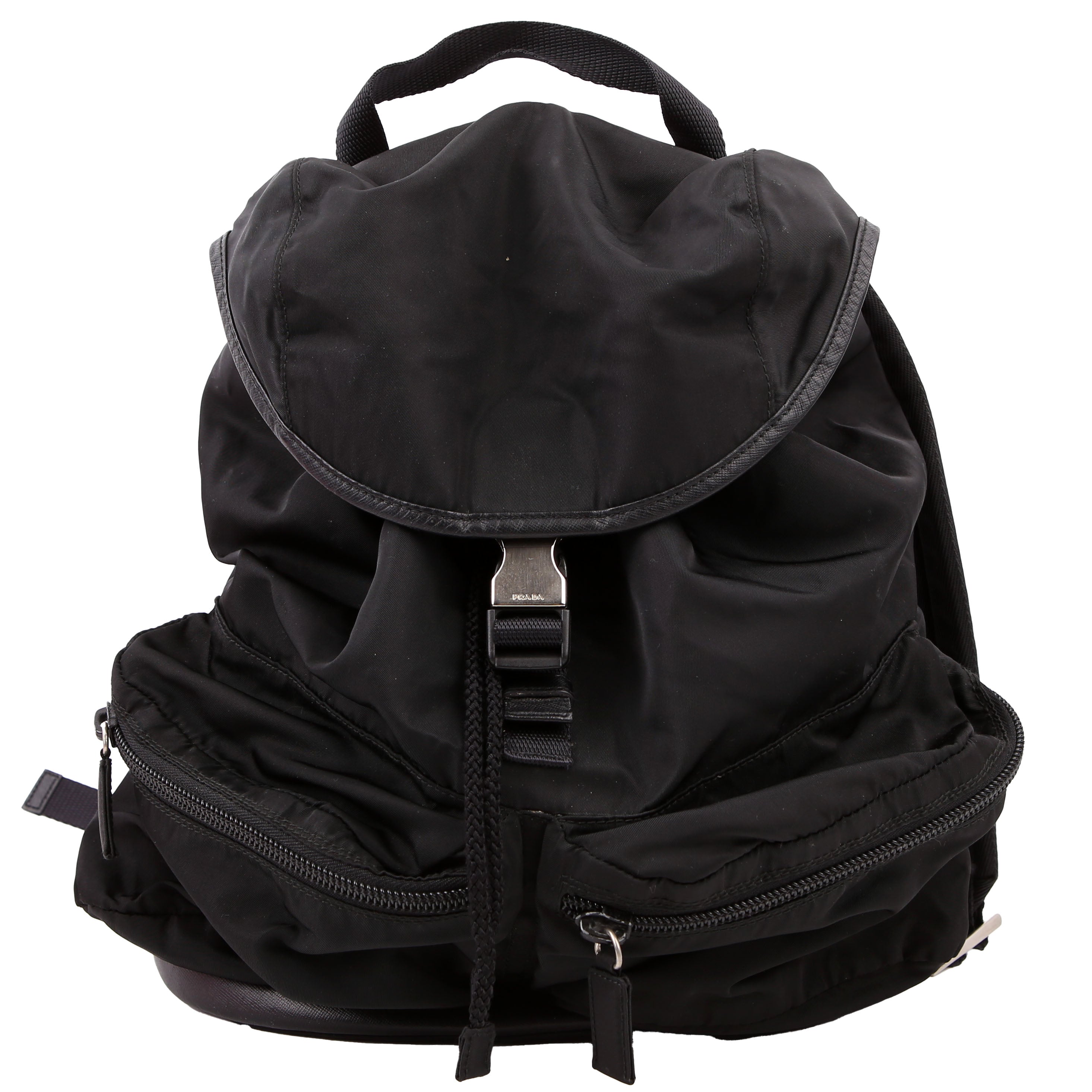 Prada Nylon Backpack Small Black