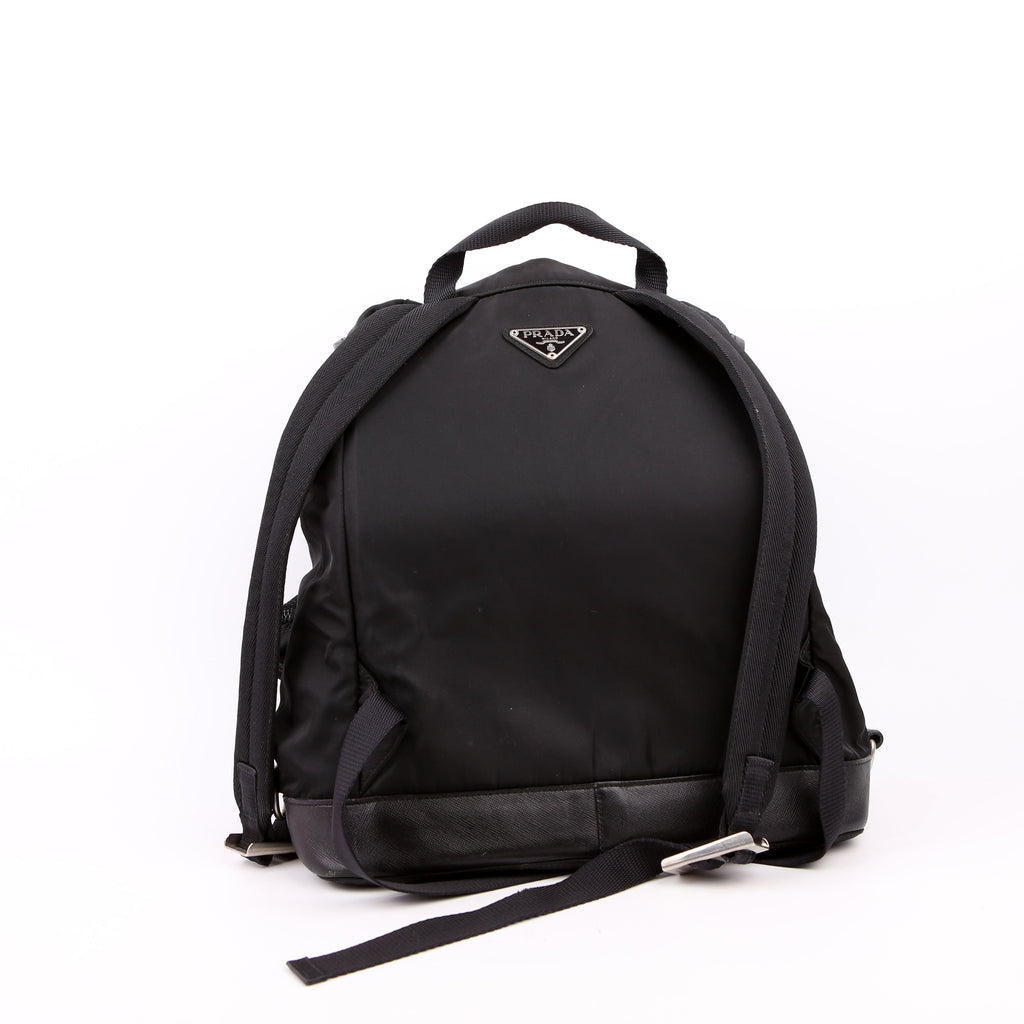 Prada Nylon Backpack Small Black
