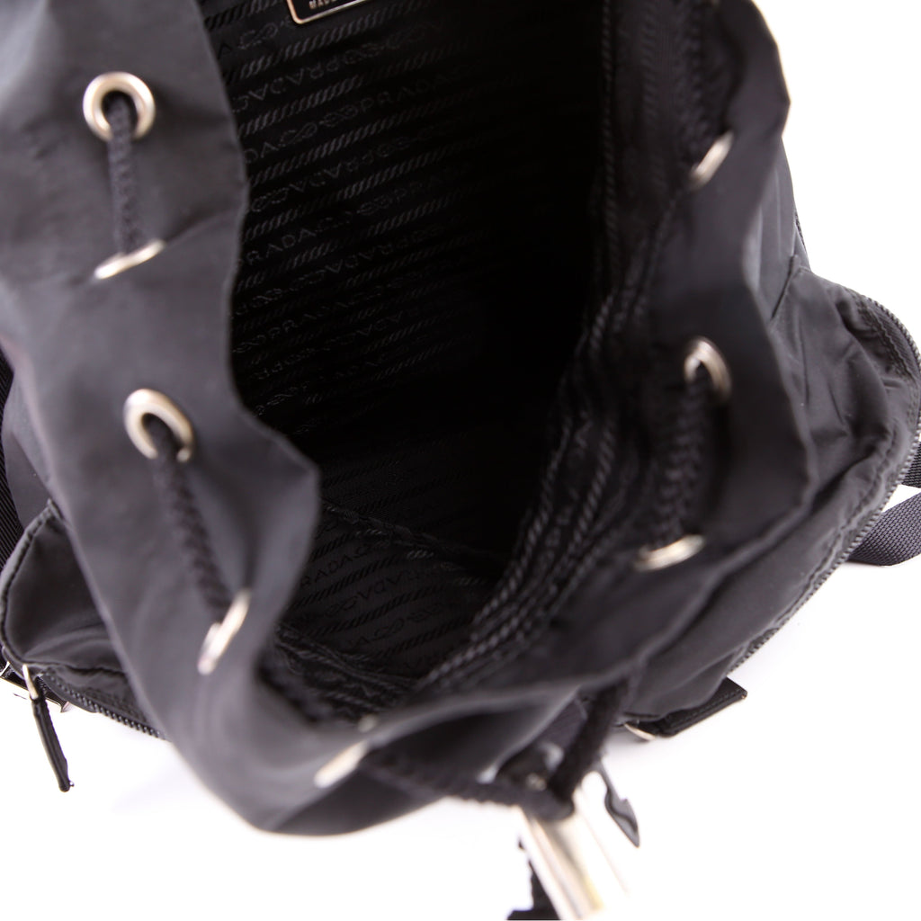 Prada Nylon Backpack Small Black