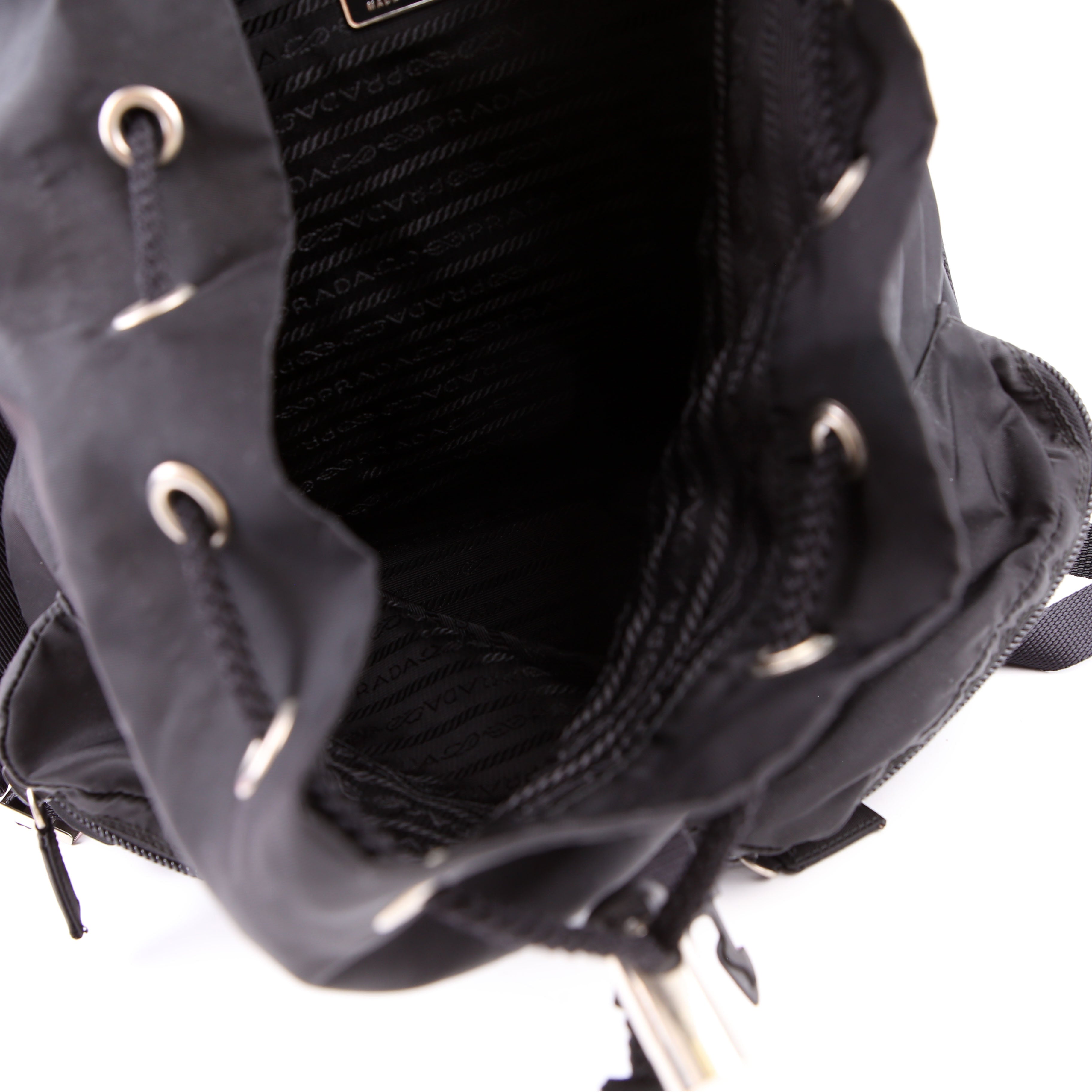 Prada Nylon Backpack Small Black