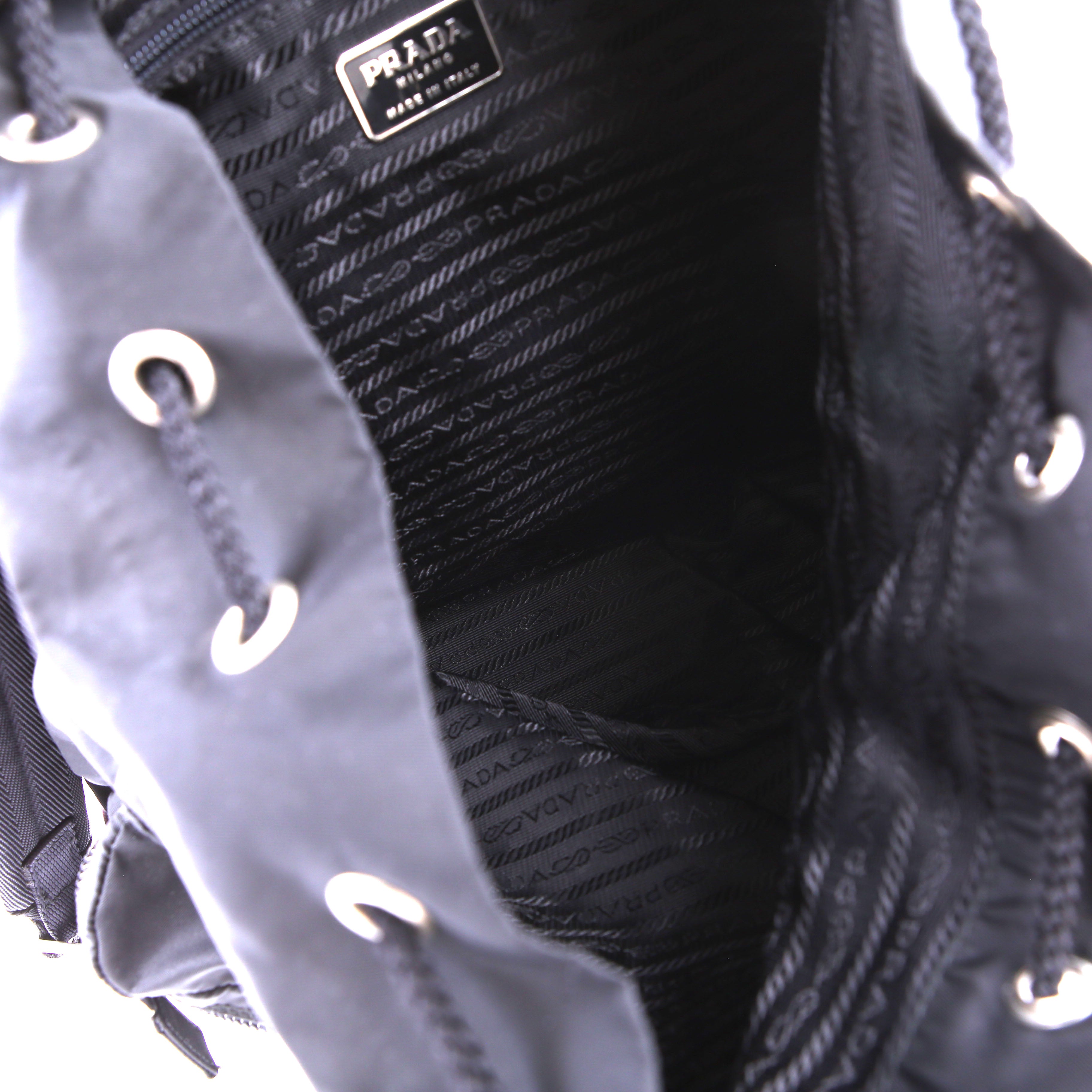 Prada Nylon Backpack Small Black
