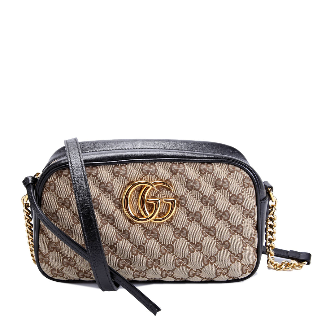 Gucci 447632 Marmont Small GG Canvas Camera