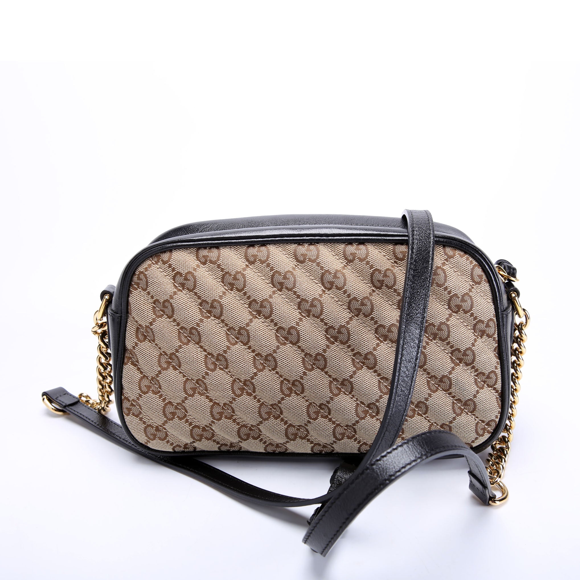 Gucci 447632 Marmont Small GG Canvas Camera