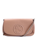 336752 Soho Chain Crossbody Medium Tan