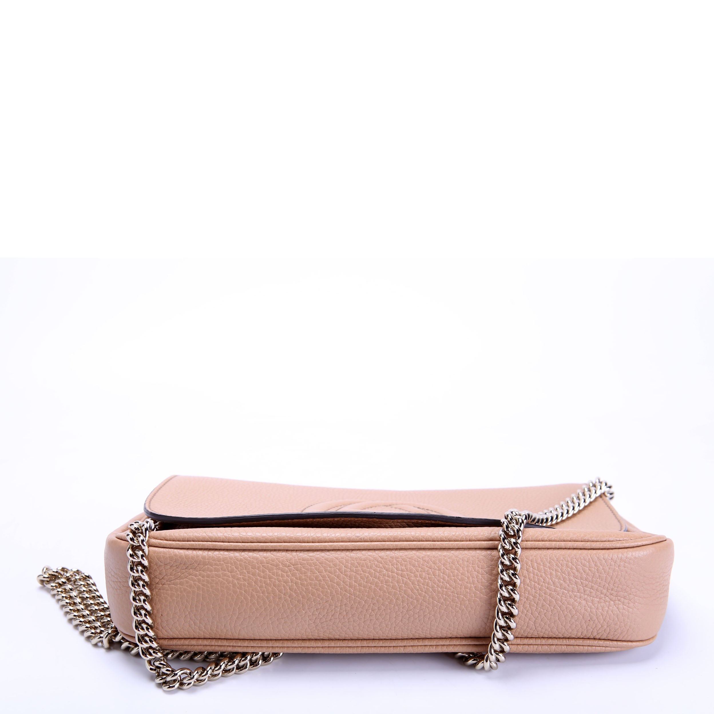 336752 Soho Chain Crossbody Medium Tan