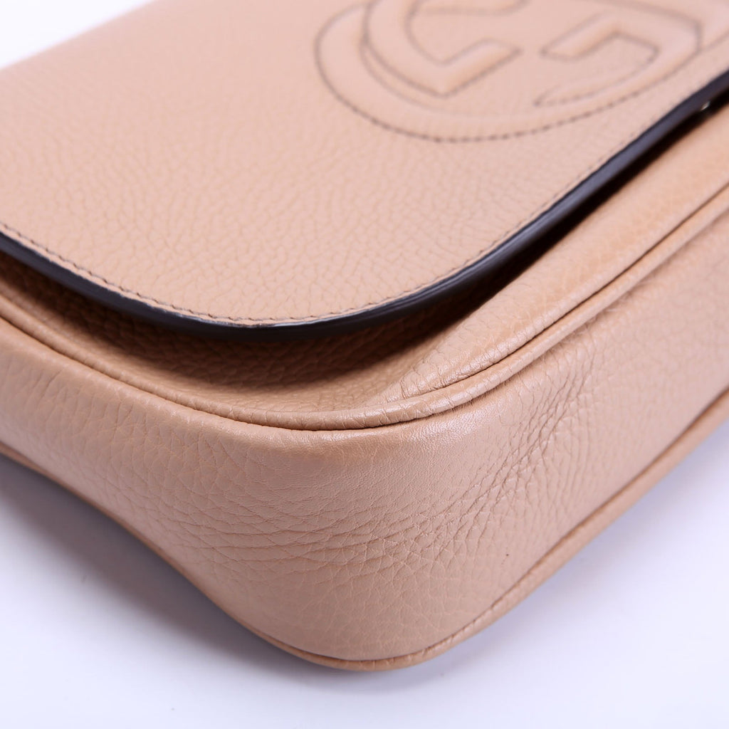 336752 Soho Chain Crossbody Medium Tan