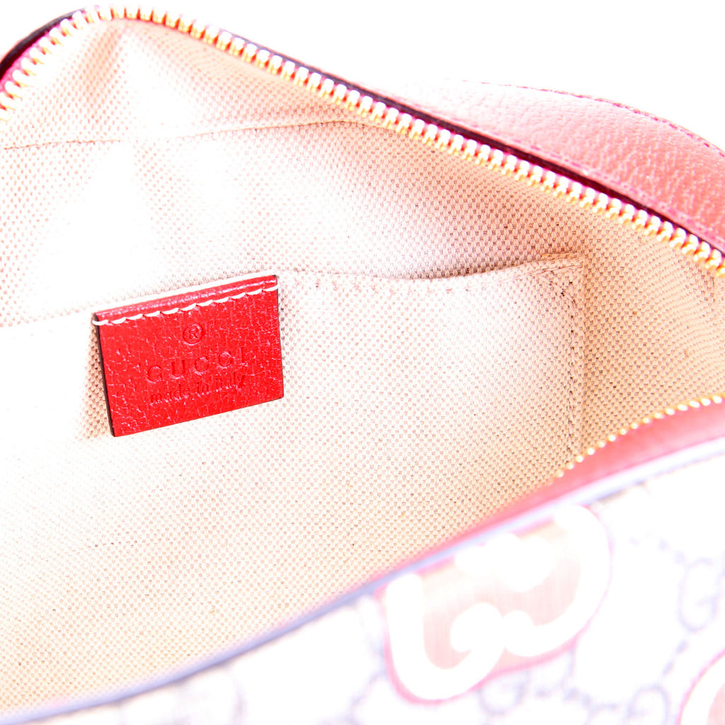 Gucci 574886 GG Apple Shoulder Bag Red