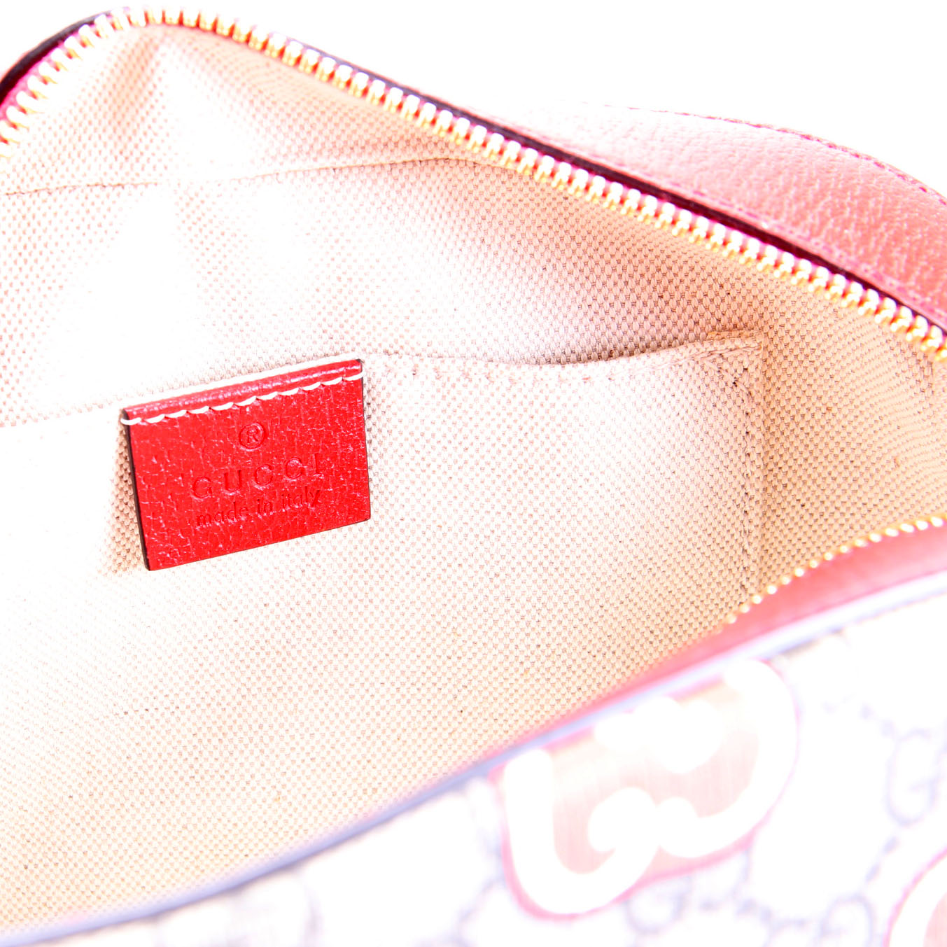 Gucci 574886 GG Apple Shoulder Bag Red