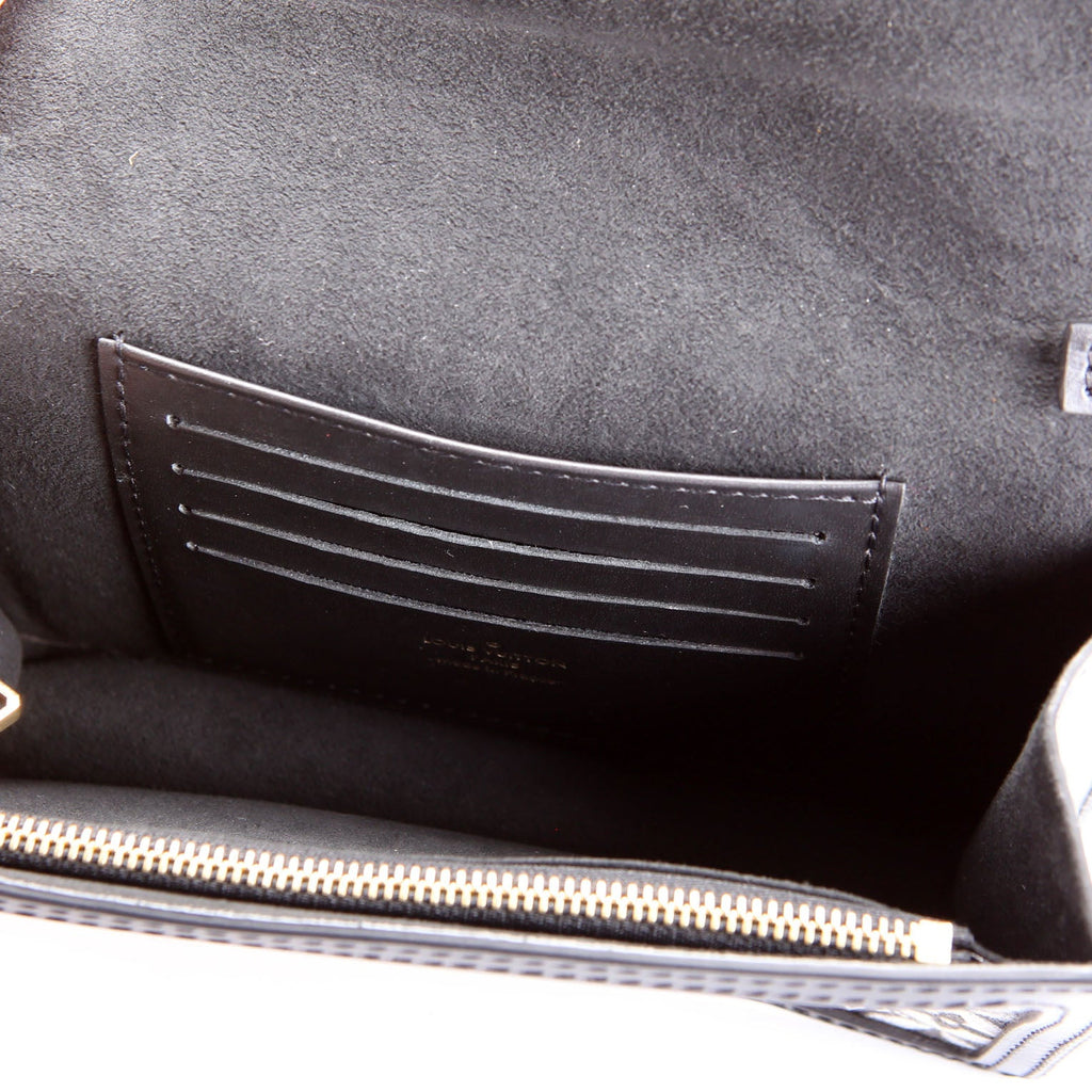 Dauphine Chain Wallet Since 1854 Jacquard Black/White