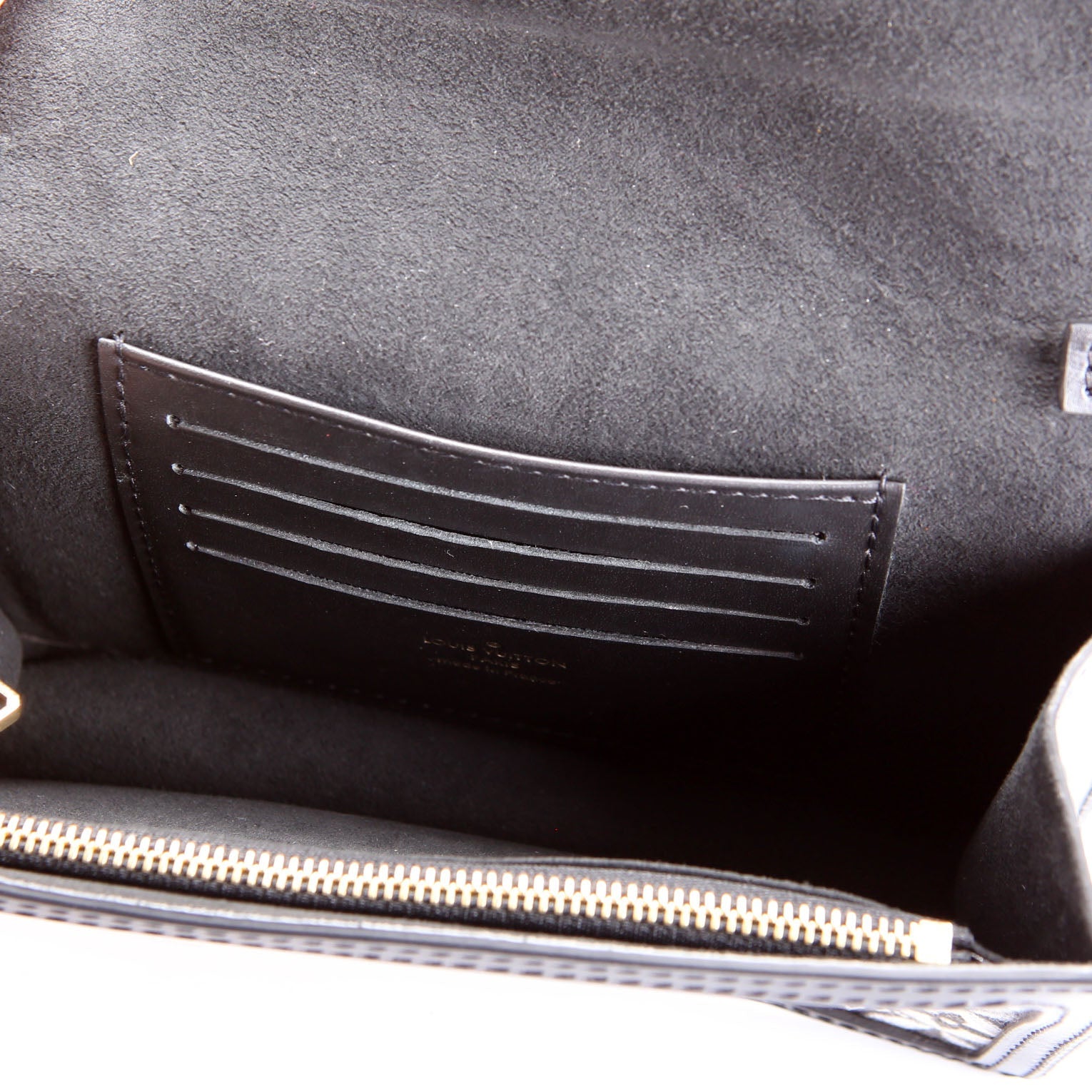 Dauphine Chain Wallet Since 1854 Jacquard Black/White