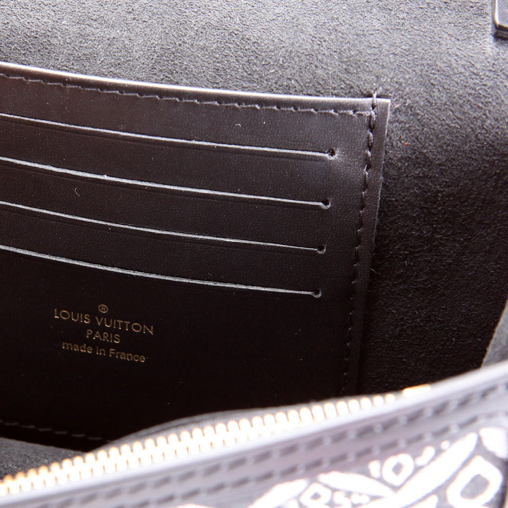 Dauphine Chain Wallet Since 1854 Jacquard Black/White