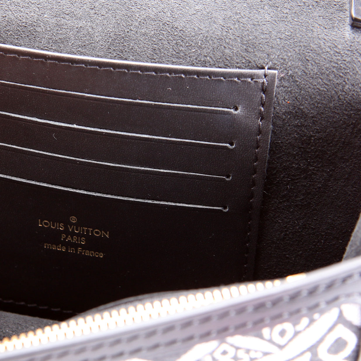 Dauphine Chain Wallet Since 1854 Jacquard Black/White