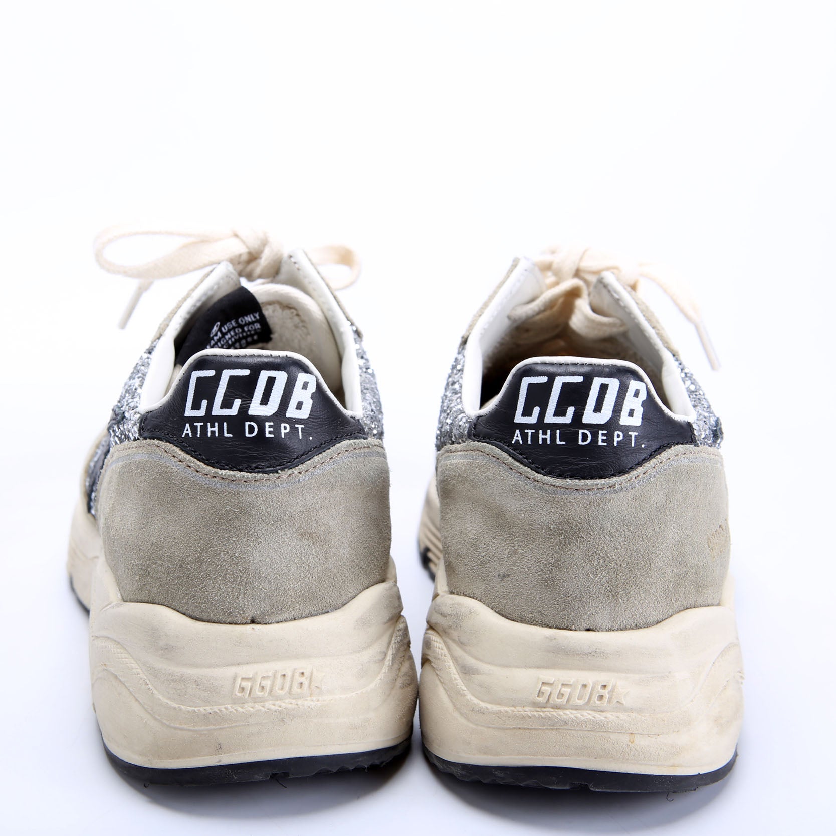 Running Sneakers Size 36 Gray/Glitter
