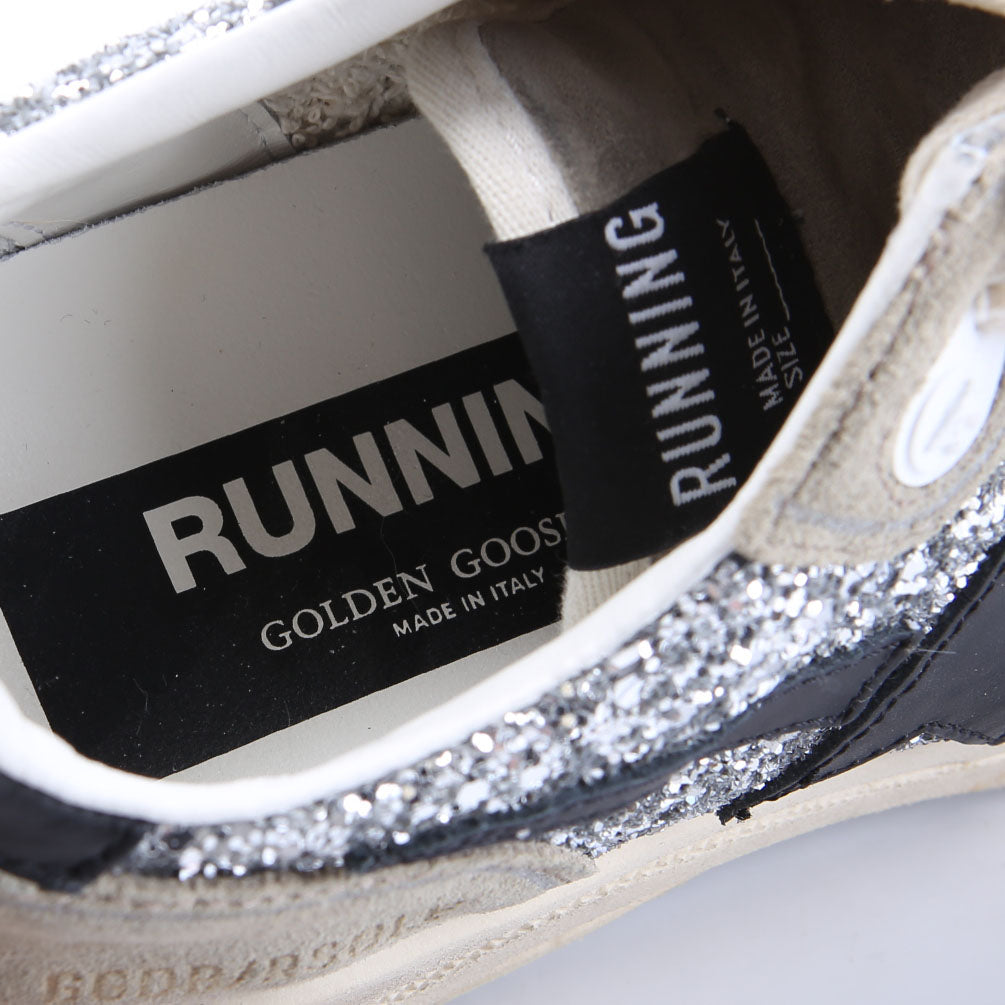 Running Sneakers Size 36 Gray/Glitter