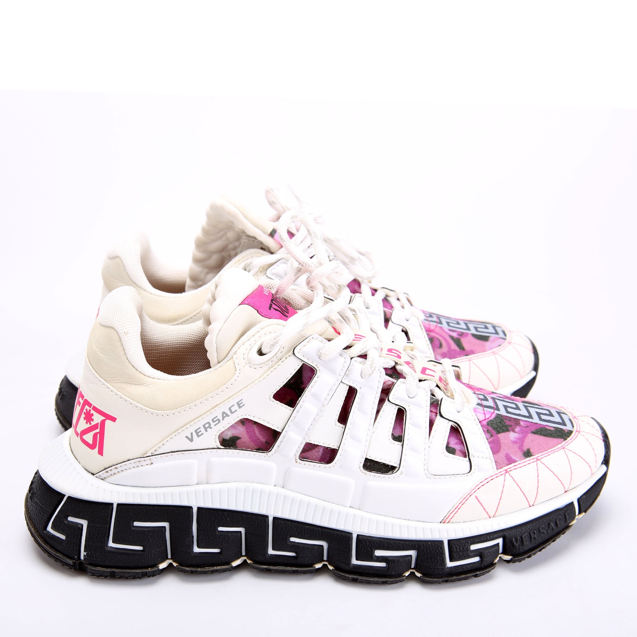 Trigreca Low Top Sneakers Size 40 White/Pink