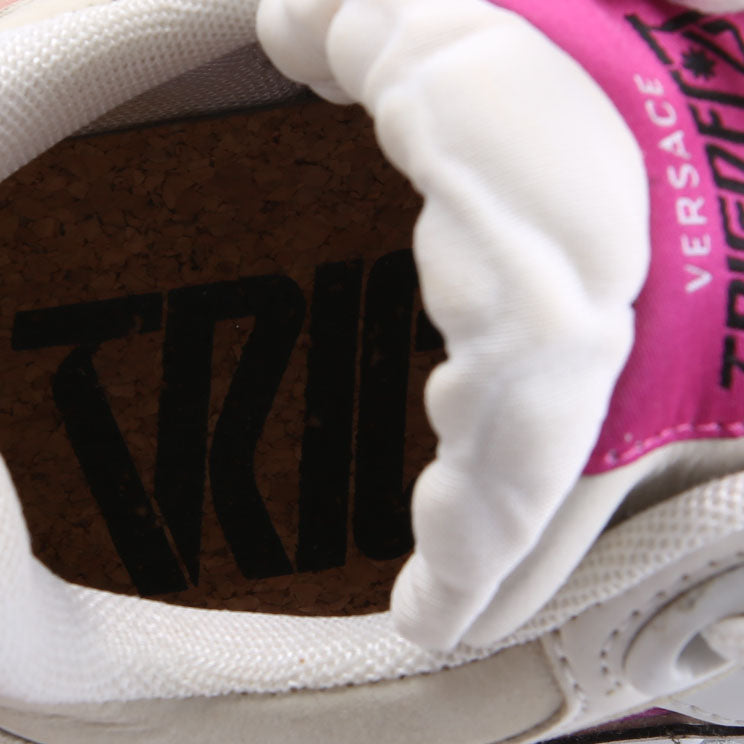Trigreca Low Top Sneakers Size 40 White/Pink
