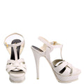 Tribute Platform Sandals Heels Size 37 White