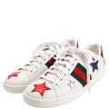 Ace Web Star Sneakers Size 36.5 White/Red/Blue