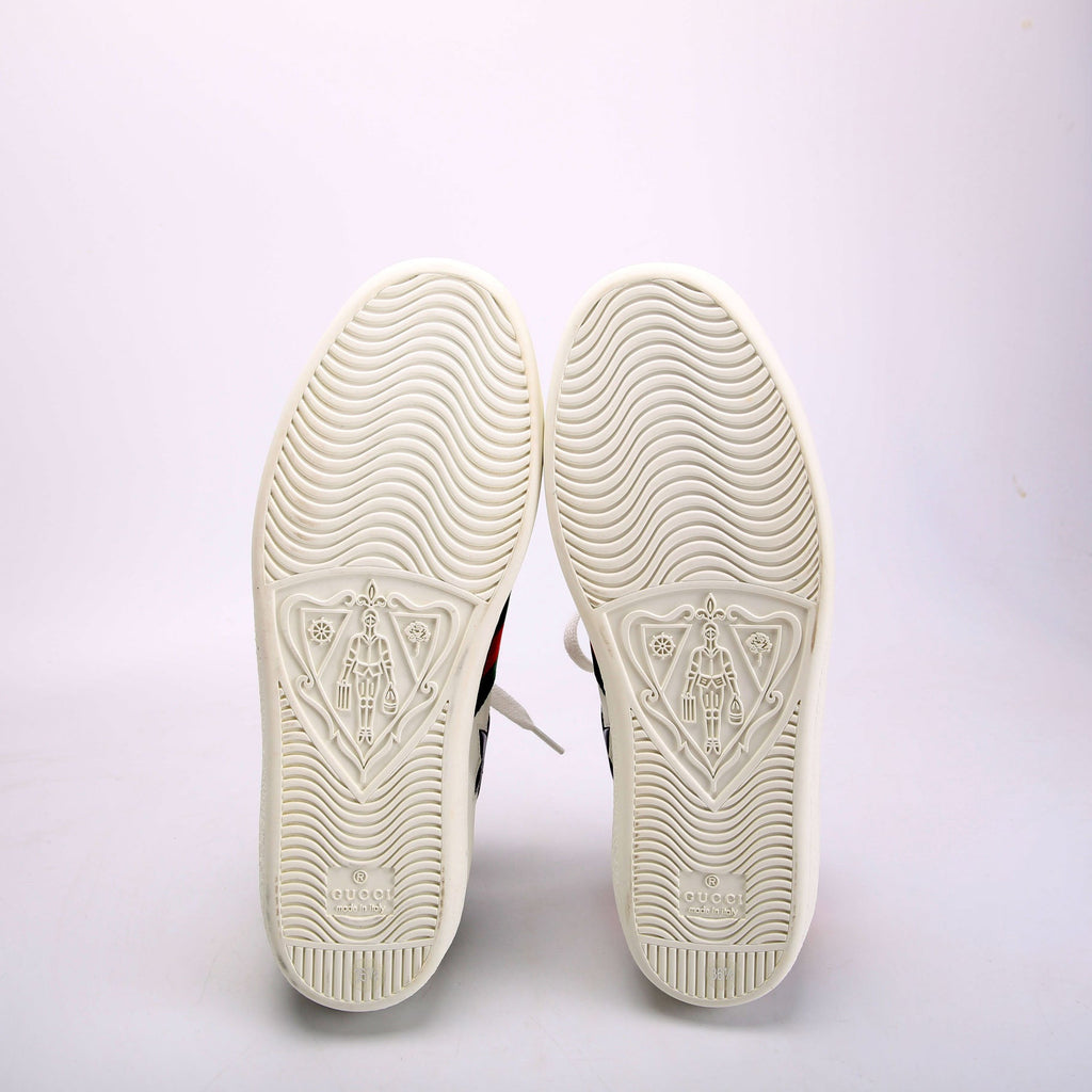 Ace Web Star Sneakers Size 36.5 White/Red/Blue